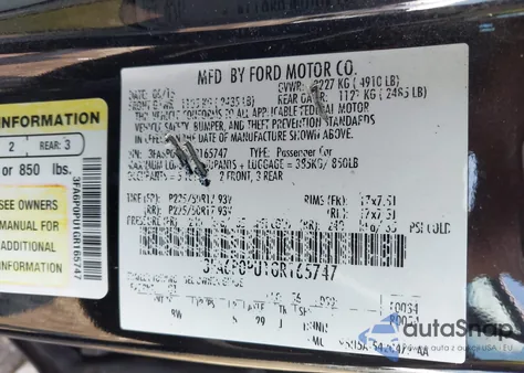 2016 Ford Fusion Energi Se Luxury from USA, damaged, VIN 3FA6P0PU1GR165747